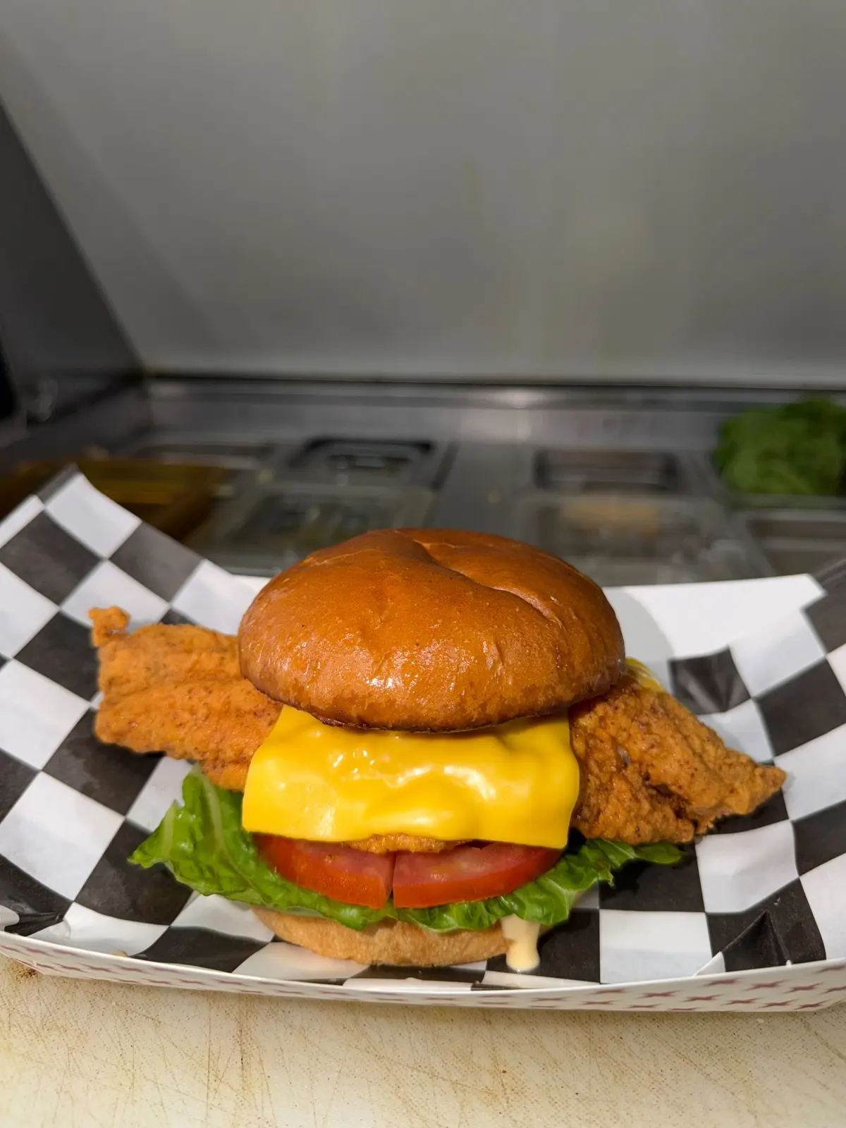 Catfish Sandwich from R&Beef Dawgz