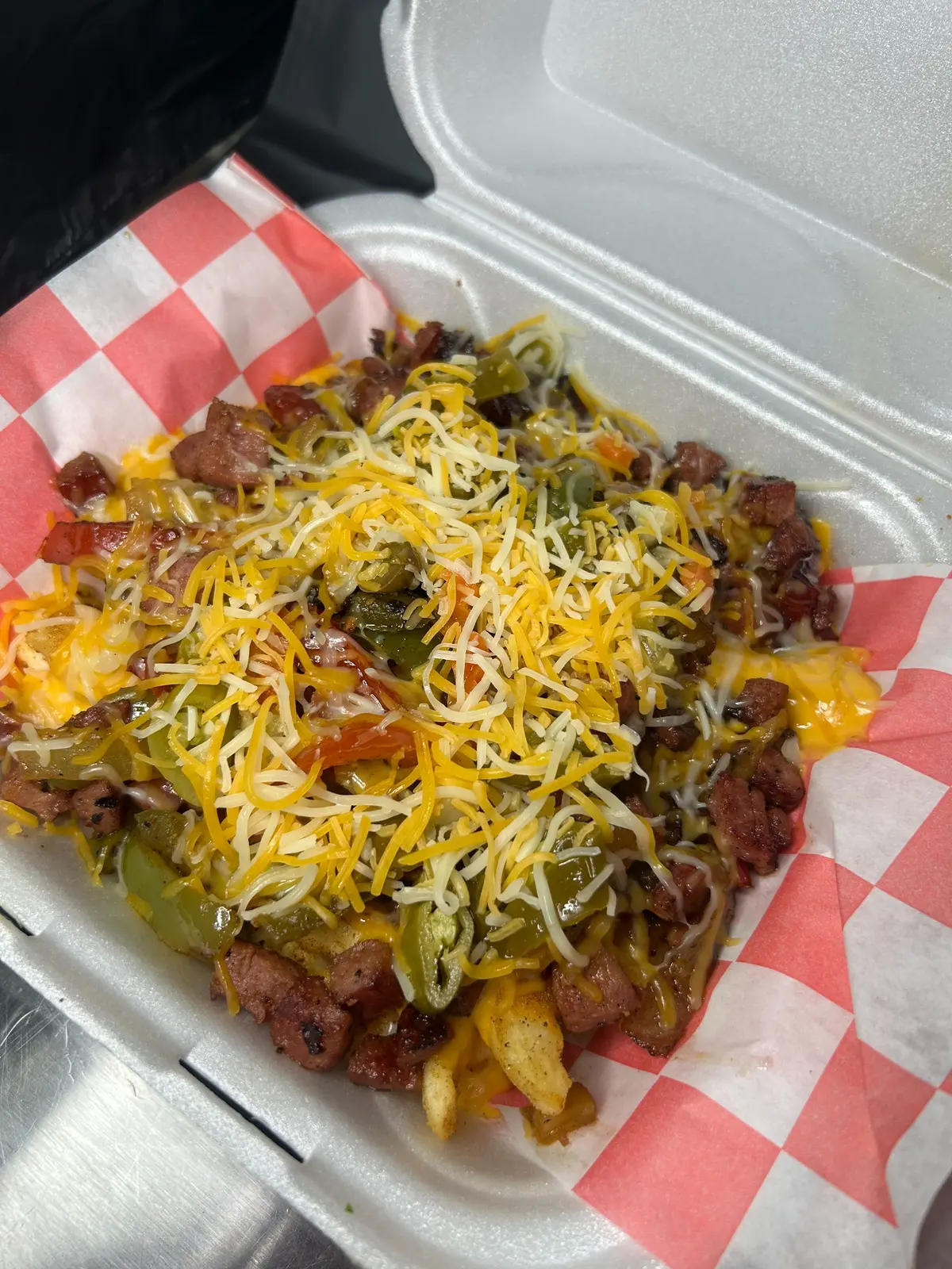 Steak Philly Fries from R&Beef Dawgz